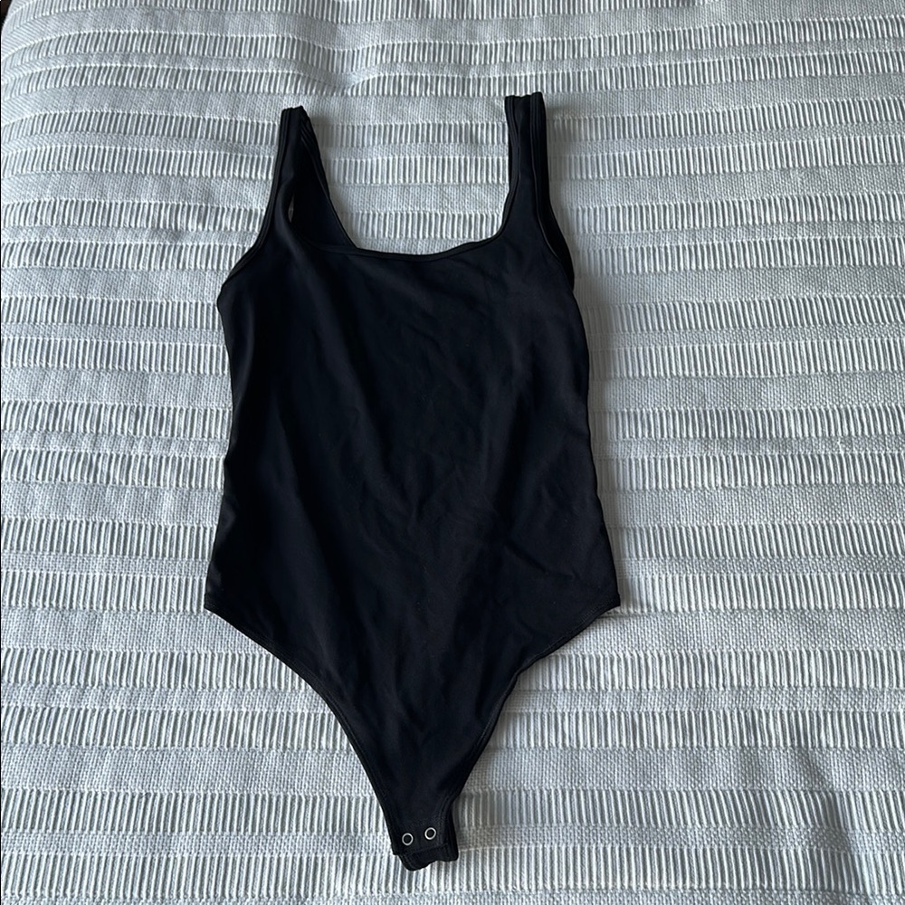 A&F Black Sleeveless Bodysuit